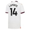 Maglia Manchester City Laporte 14 Trasferta Divisa 2023-24 Maglia Manchester City Laporte 14 Trasferta Divisa 2023-24